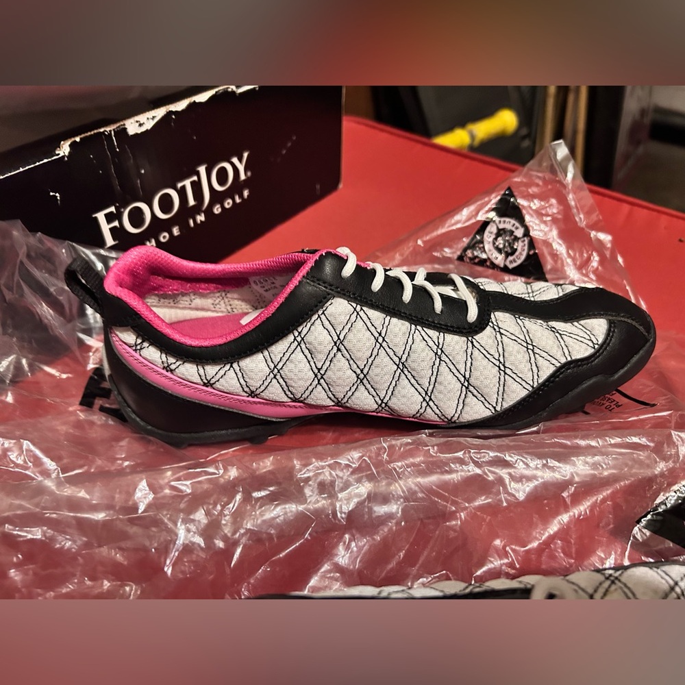FootJoy Women's Athletic Shoes - Black, White, Pink